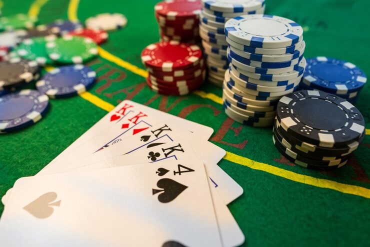 Live roulette table with multi-camera broadcast